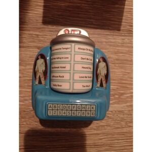 Vintage Elvis Presley Signature Collectible Jukebox Ceramic Salt Pepper Shakers